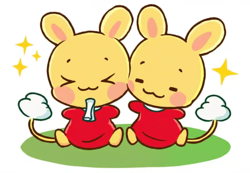 アニメ「ちいかわ」のキャラクター、ちいかわとハチワレが夜空の下で仲良く並んで座っているイラスト。「ひとりごつ」をハチワレが歌い、ちいかわが嬉しそうに聞いている。