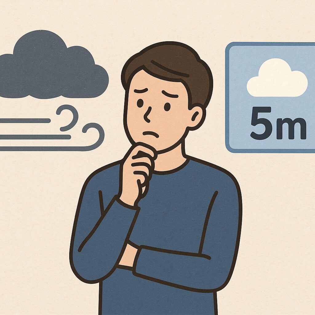 風速5mってどのくらい？体感・生活への影響をわかりやすく解説

